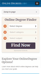 Mobile Screenshot of onlinedegrees.org